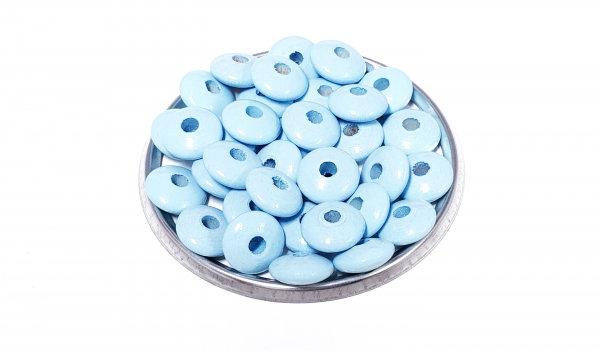 Linsen babyblau 10mm (1x50 Stück)